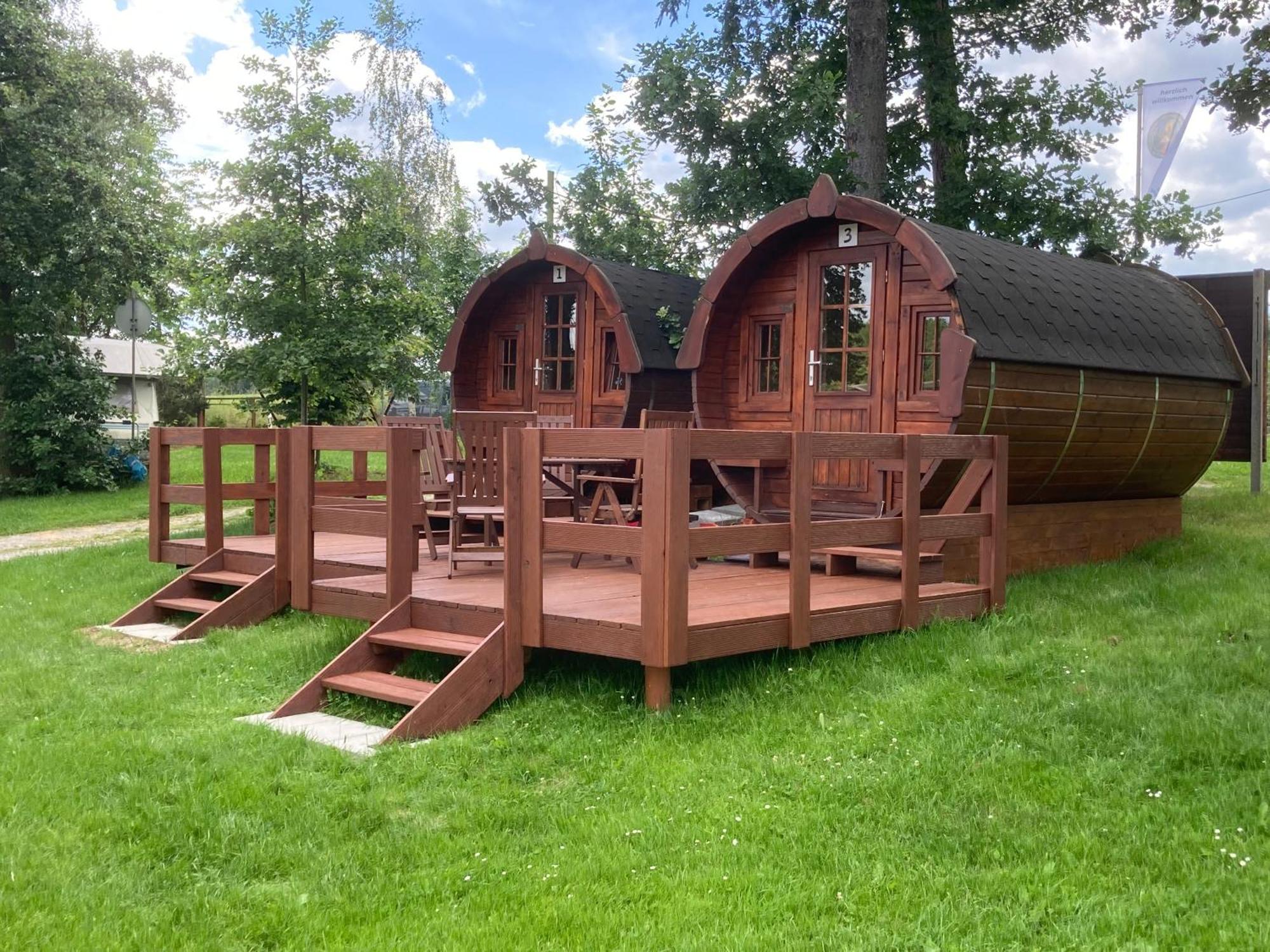Campingfass Mit Panoramaterrasse Langenbernsdorf Exterior photo