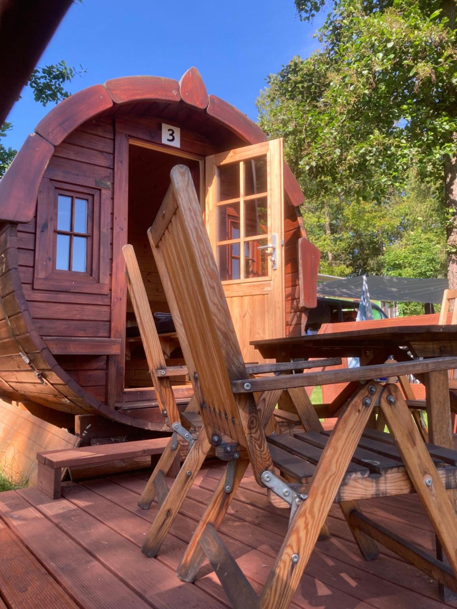 Campingfass Mit Panoramaterrasse Langenbernsdorf Exterior photo
